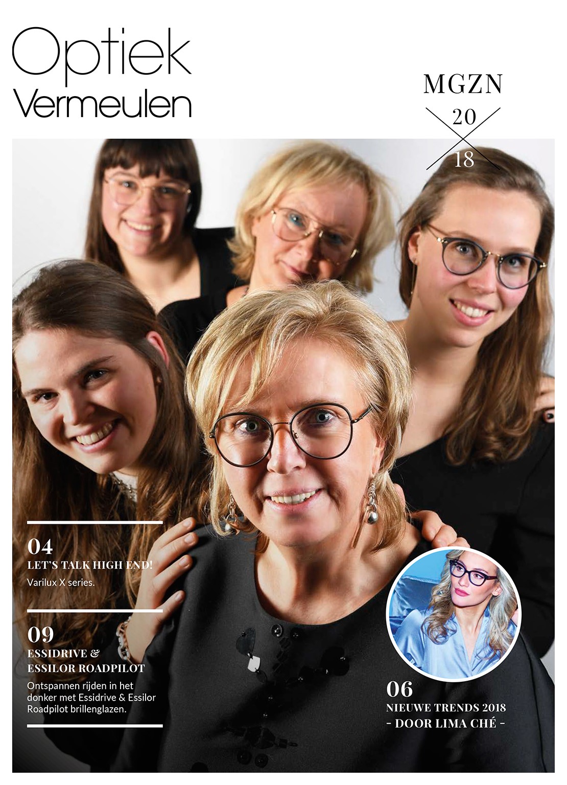 Optiek Vermeulen cover Lente magazine 2018